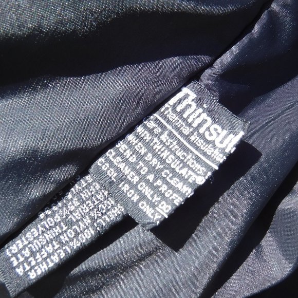 Motorcycle Jacket Vintage Black Leather Mens Sz 40 - Picture 10 of 11